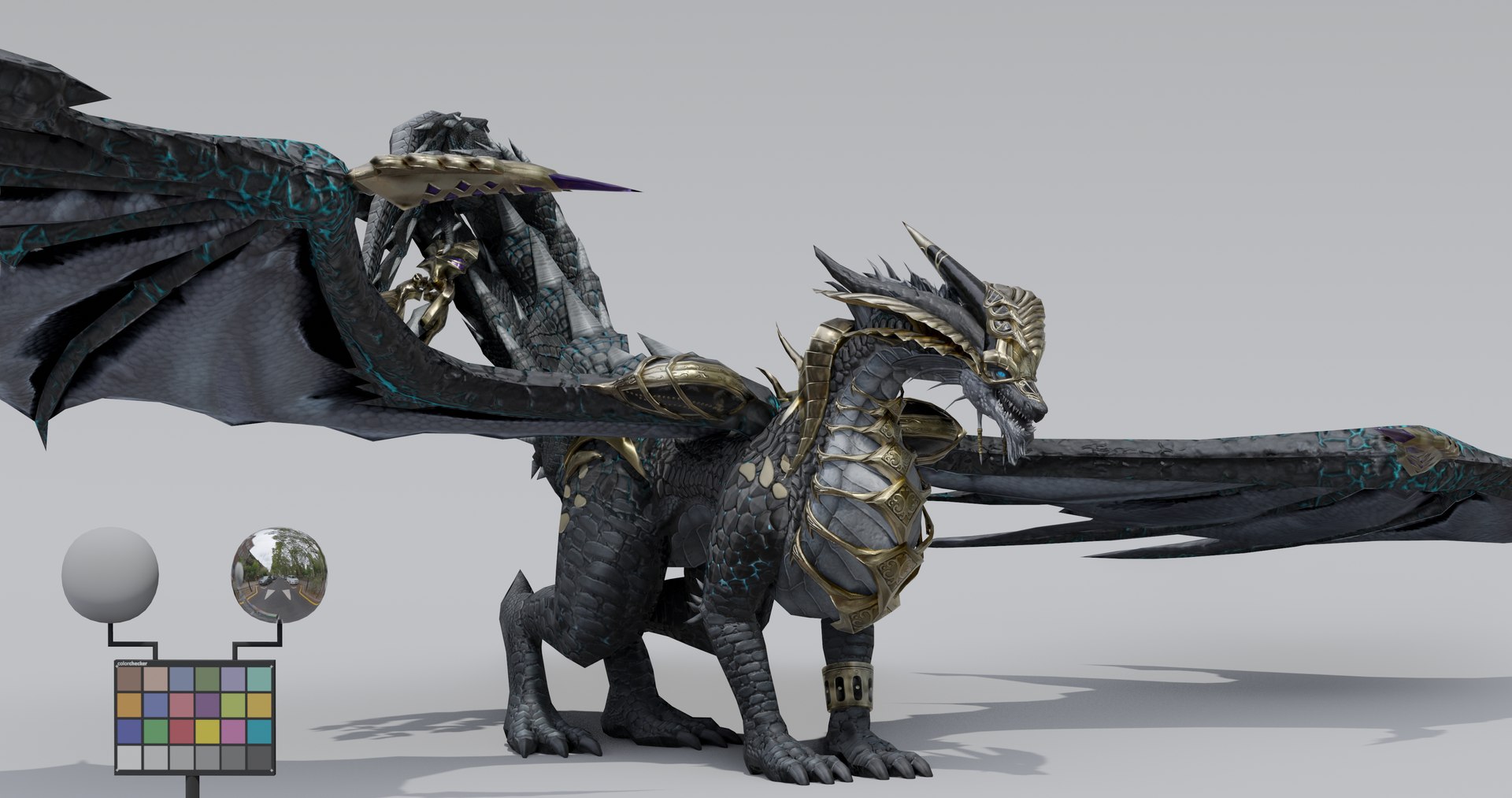 Mythical Dragon - rigged model - TurboSquid 2085674
