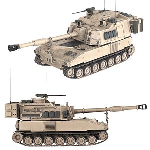 M109A6 Paladin Howitzer 3D