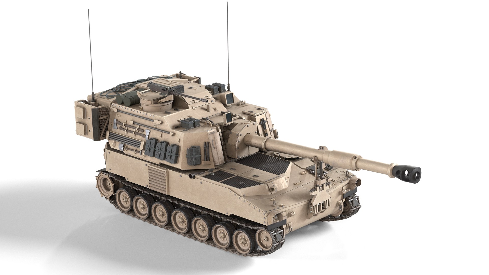 M109A6 Paladin Howitzer 3D - TurboSquid 2250441