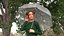 Black Handle Bubble Umbrella
