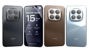 Xiaomi Redmi Note 15 Pro Plus 5G All Colors 3D model