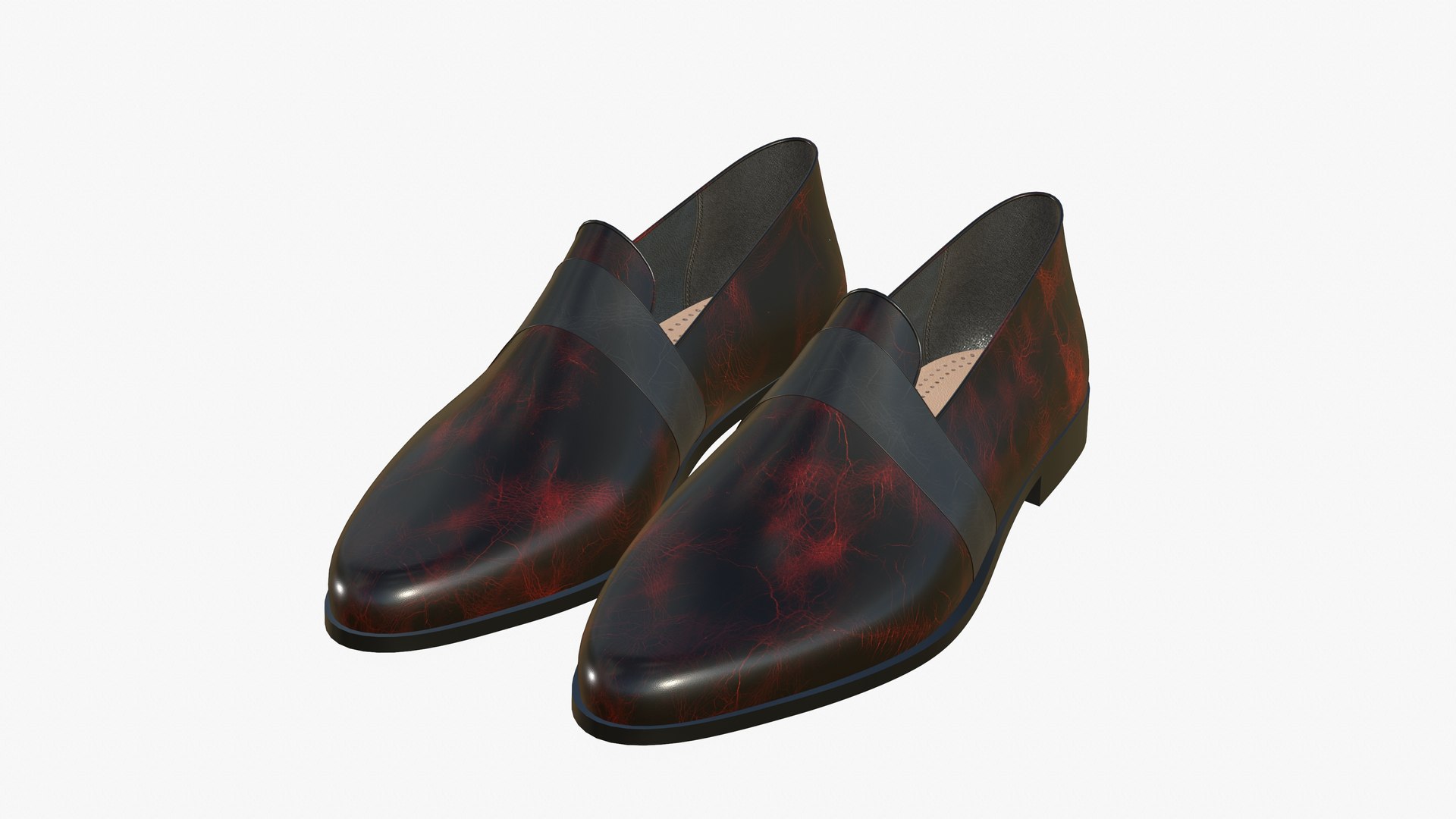 Realistic Leather Shoes Fashion New Design model - TurboSquid 1945851