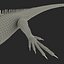 green iguana pose 3 3d model