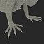 green iguana pose 3 3d model