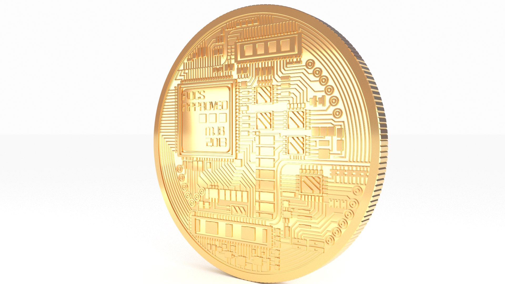 Bitcoin Realistic Bit Cash Model - TurboSquid 1330988