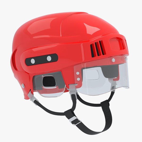 3d model ice hockey helmet