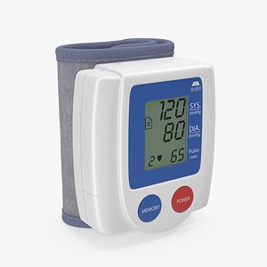 wrist blood pressure monitor 3D model