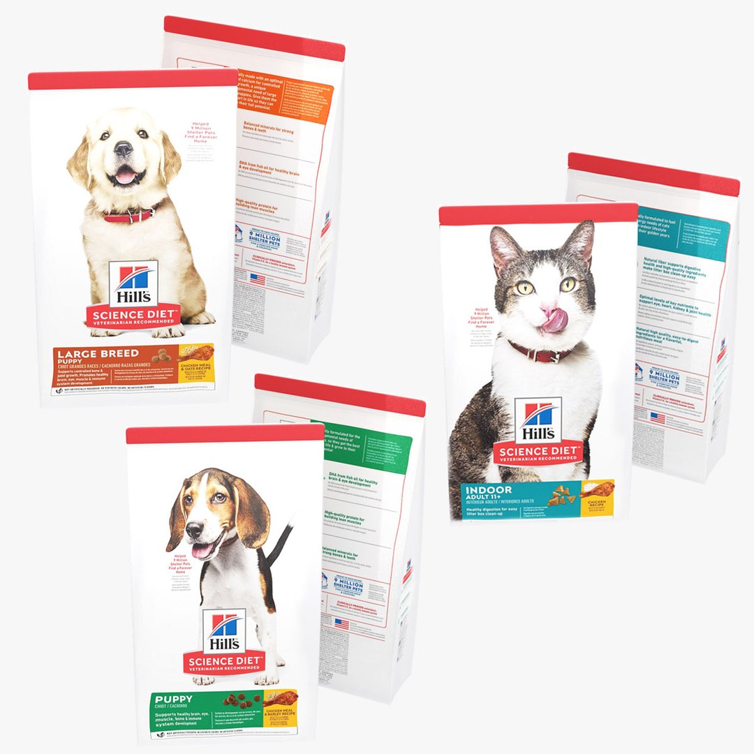 Hills Pet Food Collection 3D model TurboSquid 1730991