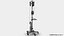 IV Stand With Oxygen Tank