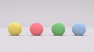 Macarons 3D model