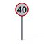Maximum Speed 40 Road Sign