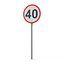 Maximum Speed 40 Road Sign