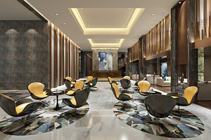 3D model lobby interiors