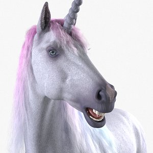 Unicorn Realistic 3D model