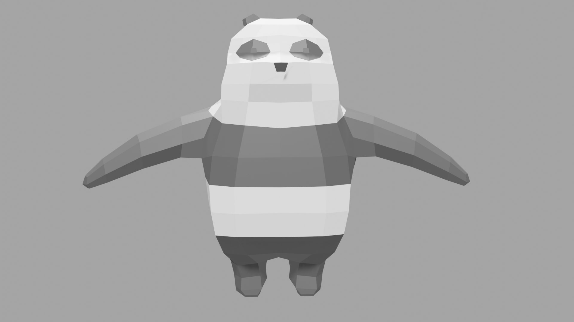 3D Panda Rigged Model - TurboSquid 1678004