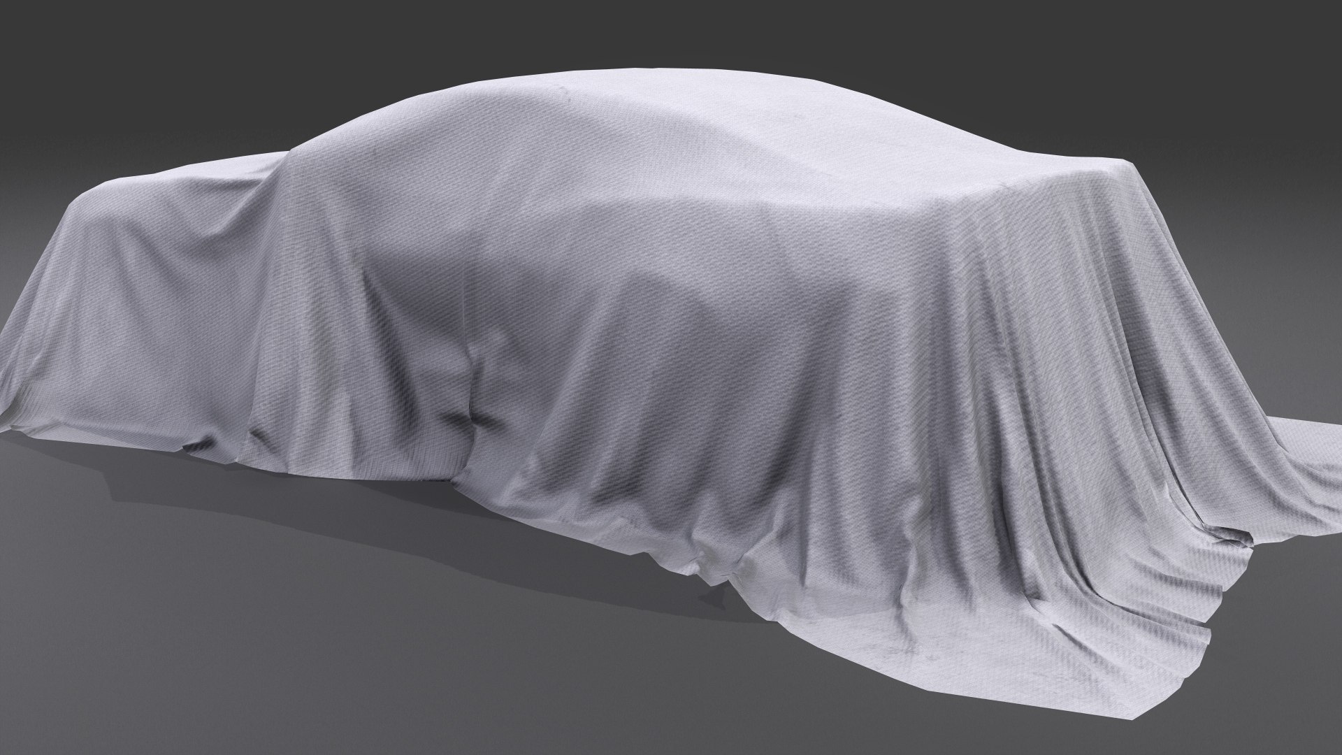 3D Car Covered Cloth Aaa - TurboSquid 1595050