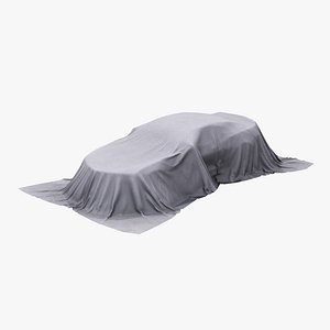 3D car covered cloth aaa