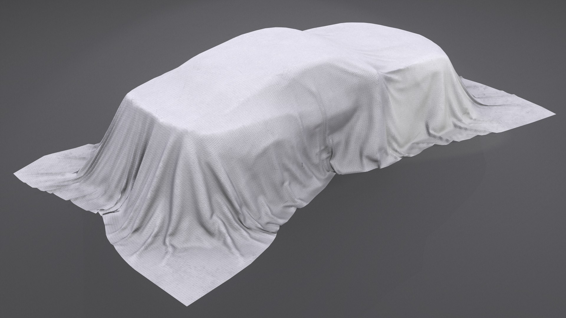 3D Car Covered Cloth Aaa - TurboSquid 1595050