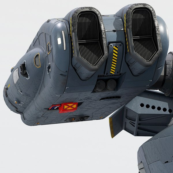 modelo 3d Nave espacial de apoyo de ciencia ficción - TurboSquid 1909059
