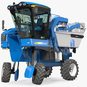 New Holland Braud 9090X Olive Harvester Rigged