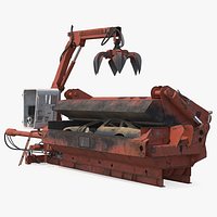 Portable Metal Baler with Scrap Car