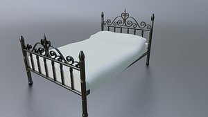 3D model Iron Bed