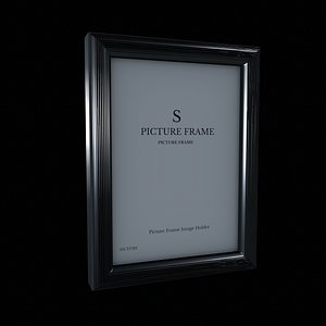 3D Home decorations Picture Frame Low-poly 3D model