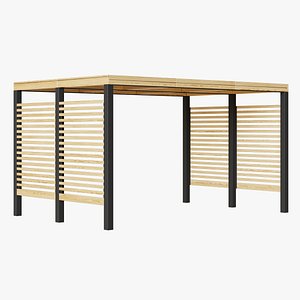 Pergola Canopy 3D model