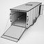 3D model Enclosed Car Hauler Trailer 08