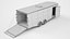 3D model Enclosed Car Hauler Trailer 08