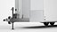 3D model Enclosed Car Hauler Trailer 08