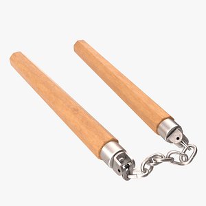 3D nunchaku weapon