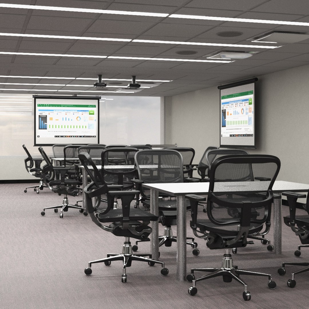 Training and Multipurpose Room 3D model preview