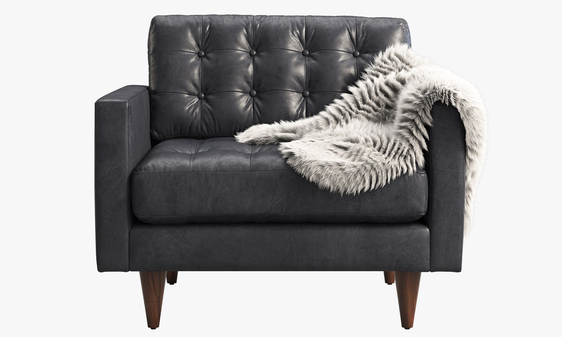 Joybird Eliot Leather Chair 3D Model TurboSquid 1967110