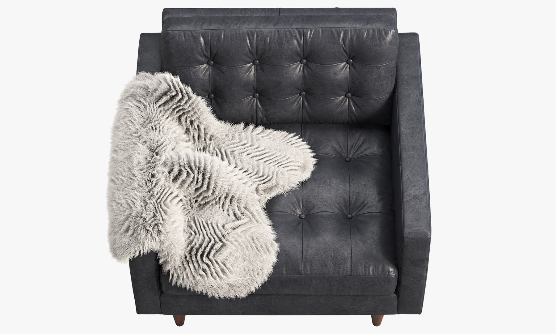 Joybird Eliot Leather Chair 3D Model TurboSquid 1967110