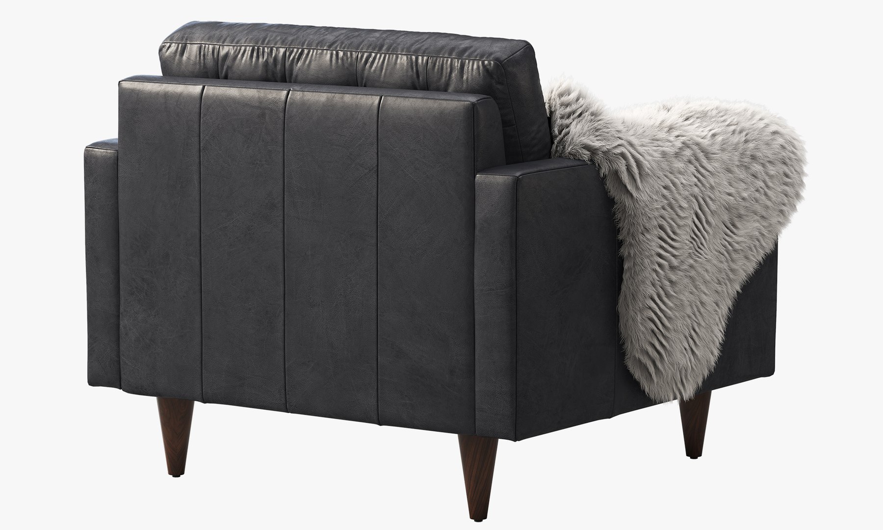 Joybird Eliot Leather Chair 3D Model TurboSquid 1967110