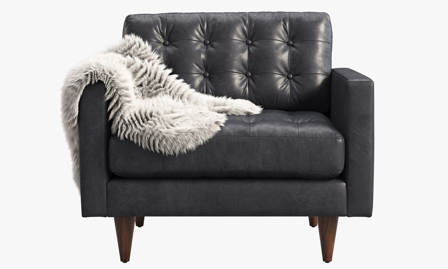 Joybird Eliot Leather Chair 3D model TurboSquid 1967110