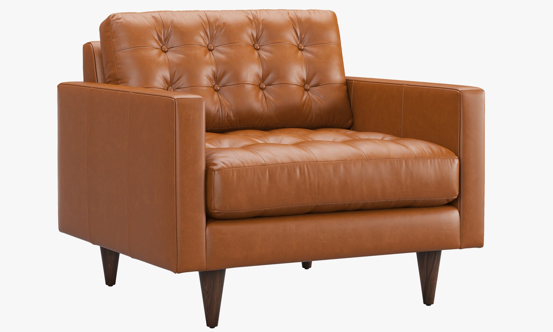 Joybird Eliot Leather Chair 3D model TurboSquid 1967110