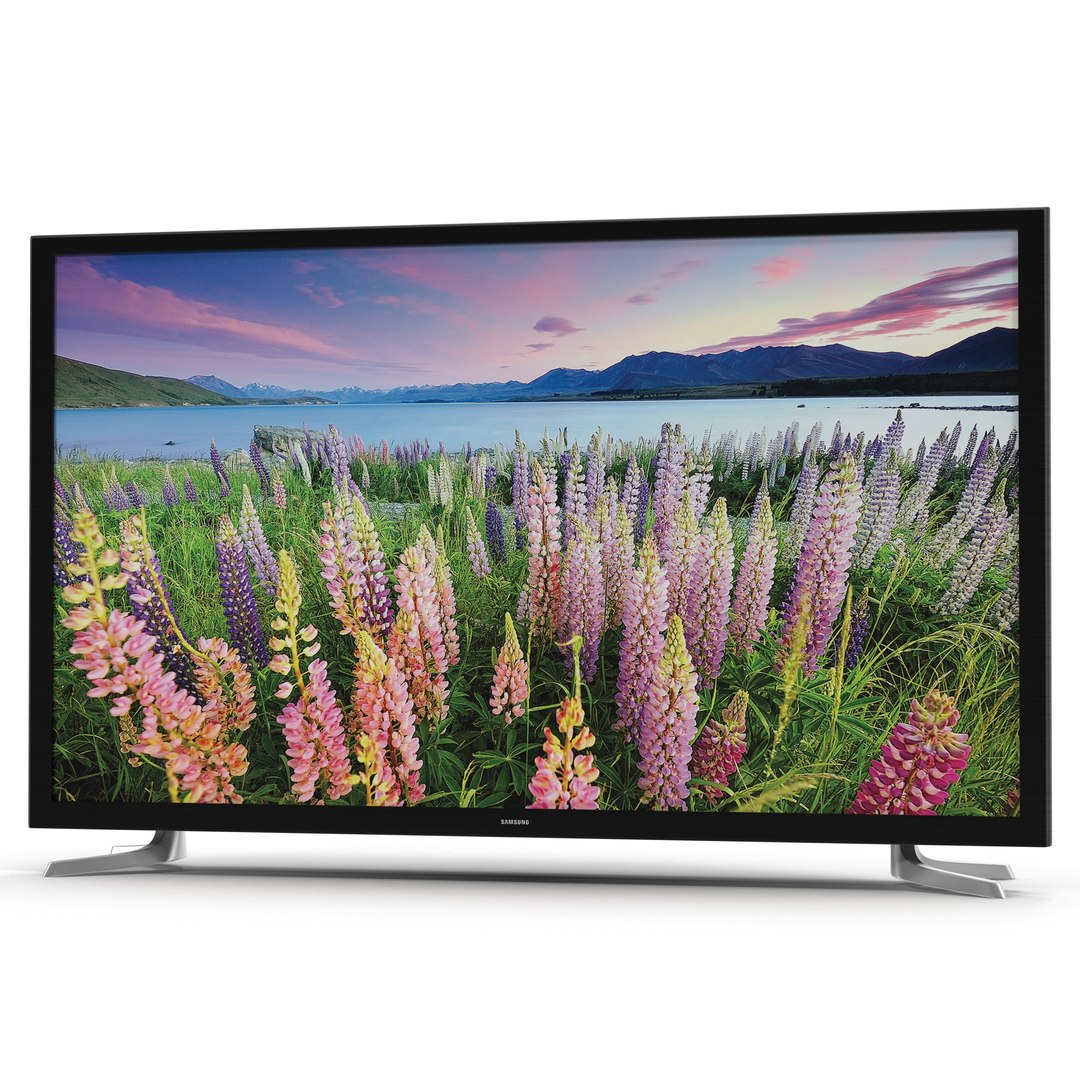 Samsung LED J5205 Series Smart TV 32 inch 3D model preview