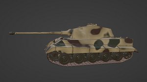3D Tiger Tank II