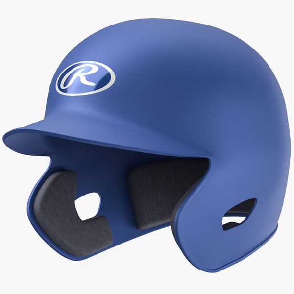 Baseball Batting Helmet 01 3D model