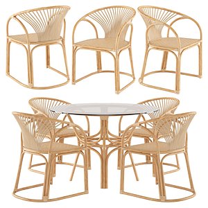 The Family Love Tree Bungalow Chair and Carribean Table