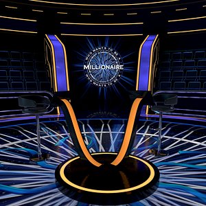 Millionaire TV Studio International Modern Set 2