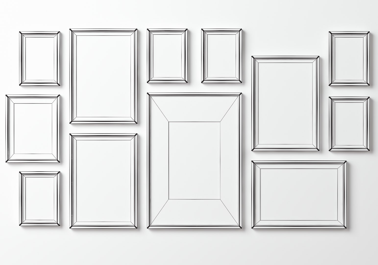 Picture Frames Set-518 3D Model - TurboSquid 2231743