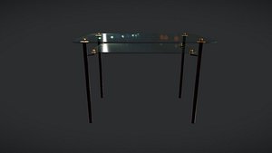 3D model Stylish Glass Table