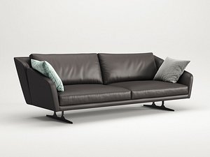 3D nikita 3-seater sofa model