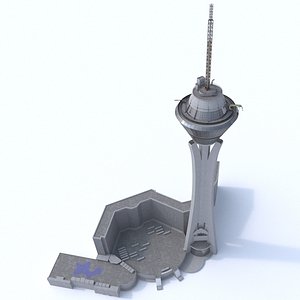 3D model stratosphere tower