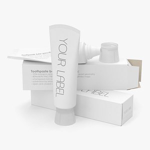 Toothpaste Packaging 01 3D model