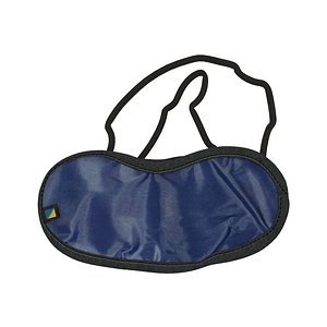 3D travel blue eye mask model