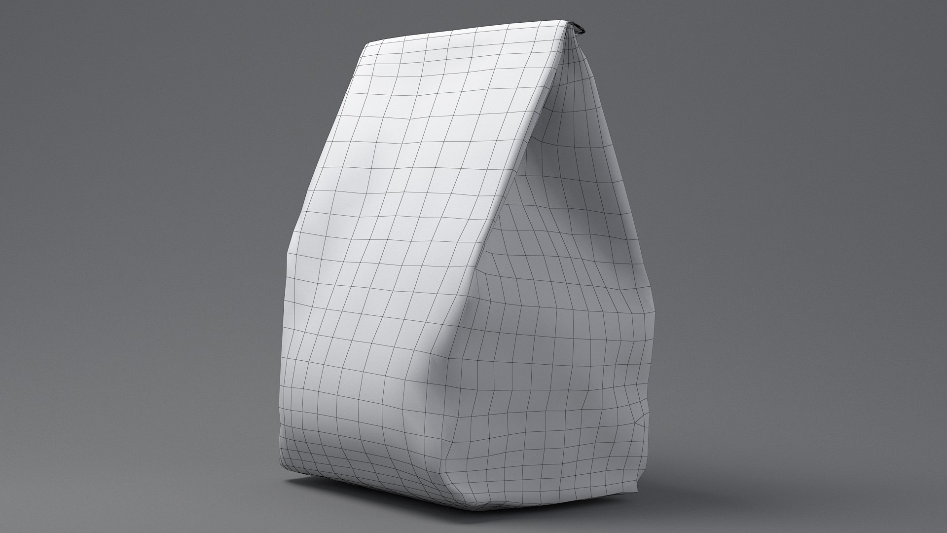 3D Realistic Fast Food Paper Bag - TurboSquid 1813835